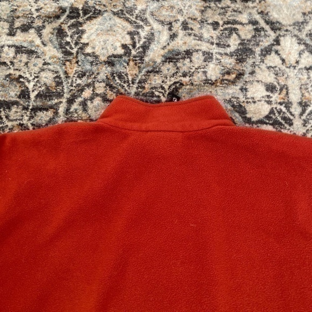 Jack Wolfskin‎ Orange Fleece 3/4 Zip Pullover Sweater - Picture 10 of 10